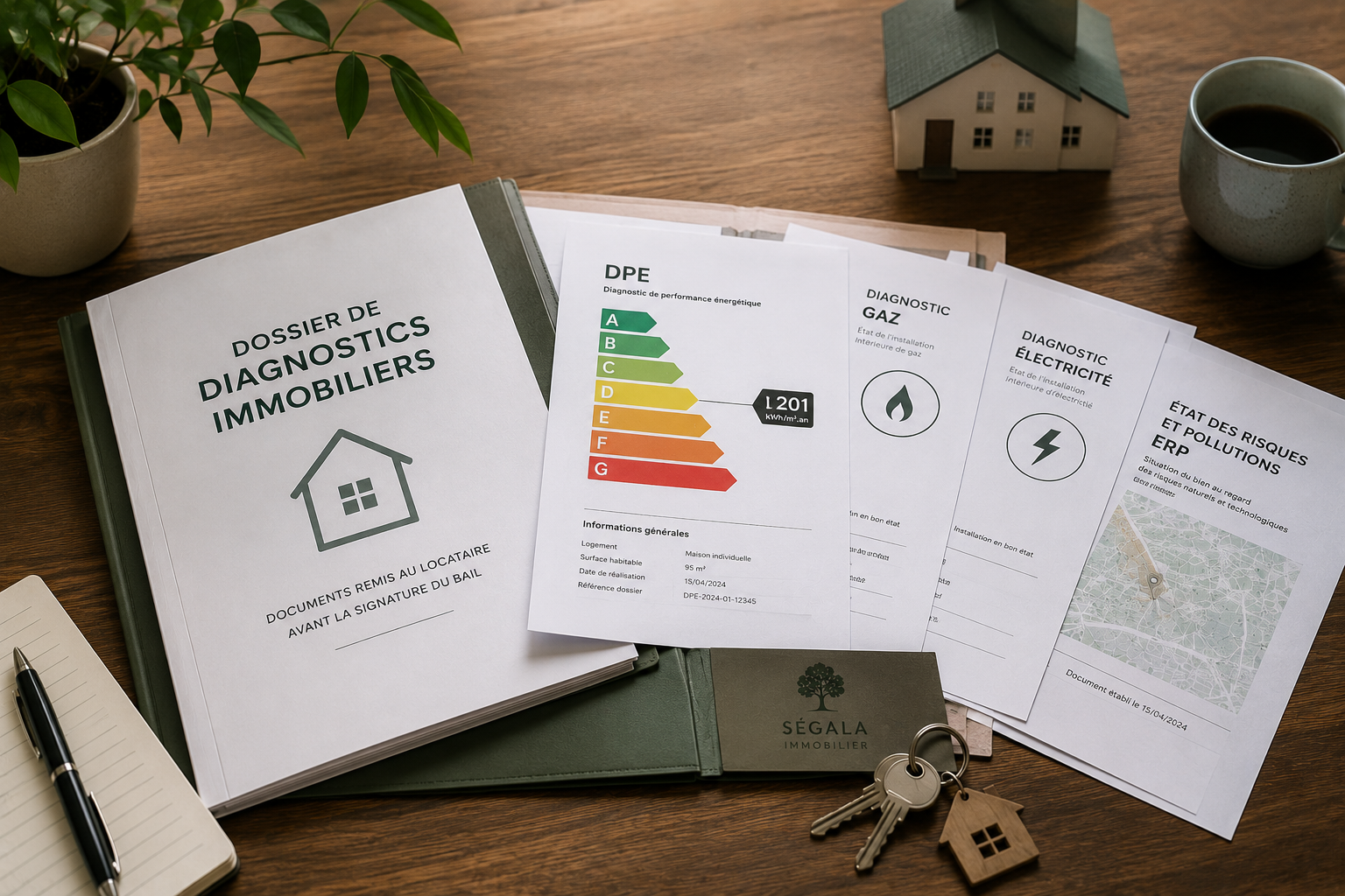 Exemple de dossier de diagnostics immobiliers obligatoires pour une location
