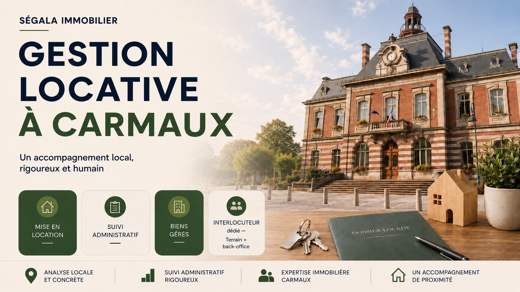 Gestion locative à Carmaux avec Ségala Immobilier
